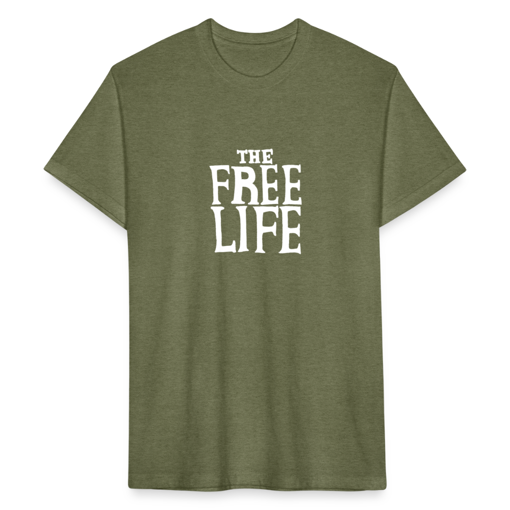 The Free Life | Men's Tee - heather military green