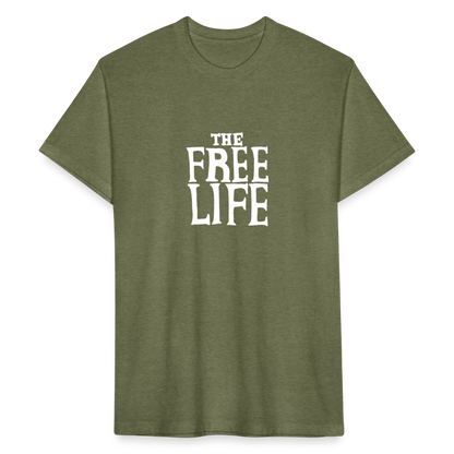 The Free Life | Men's Tee - heather military green
