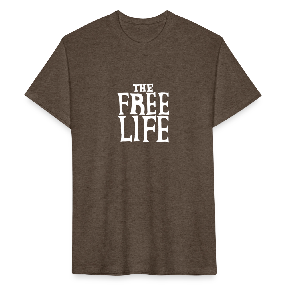 The Free Life | Men's Tee - heather espresso