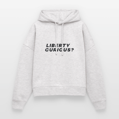 Liberty Curious? | Women's Hoodie - cool heather grey