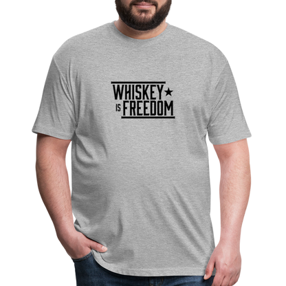 Whiskey is Freedom | Men's Tee - heather gray