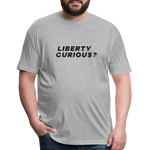 Liberty Curious? | Men's Tee - heather gray