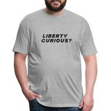 Liberty Curious? | Men's Tee - heather gray