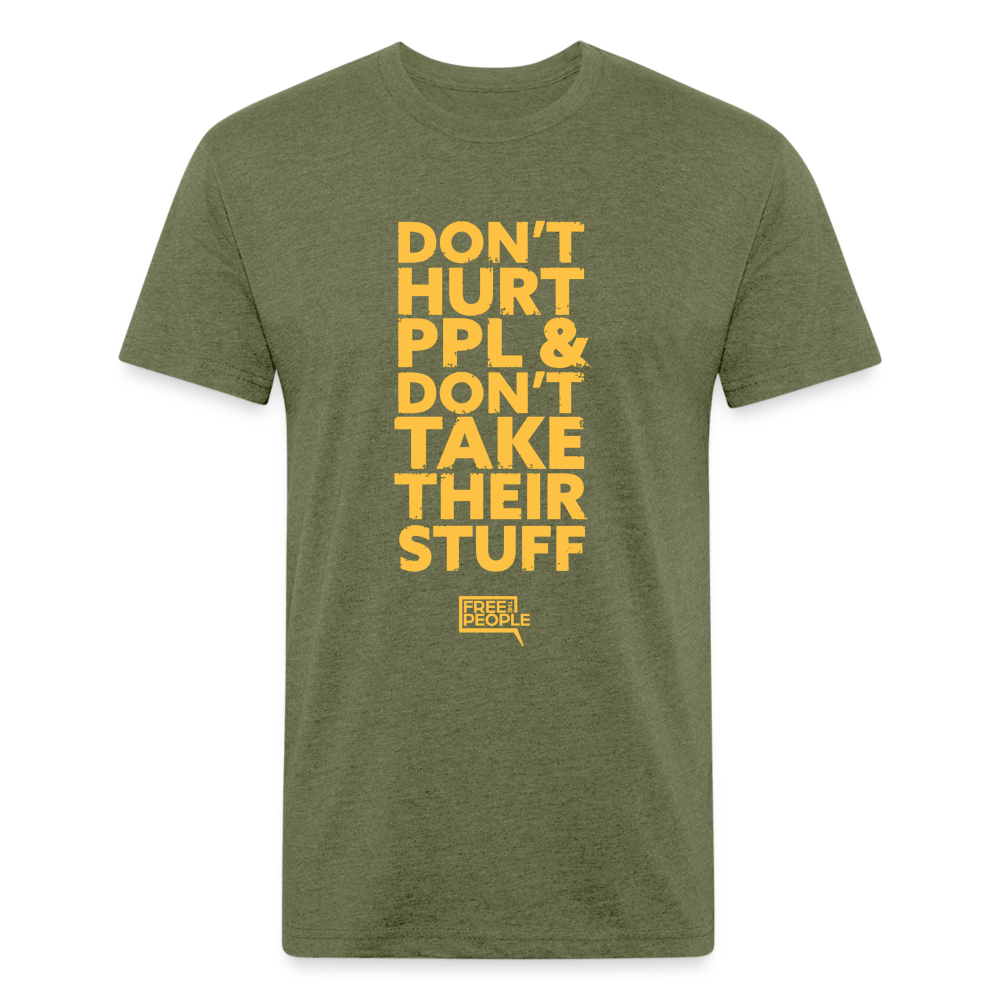 Don't Hurt People | Limited Edition | Men's Tee - heather military green