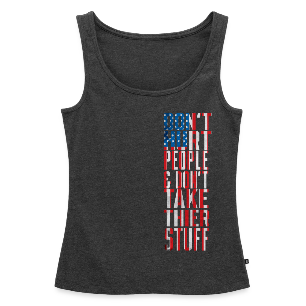 Don't Hurt People | Flag | Women's Tank - heather anthracite
