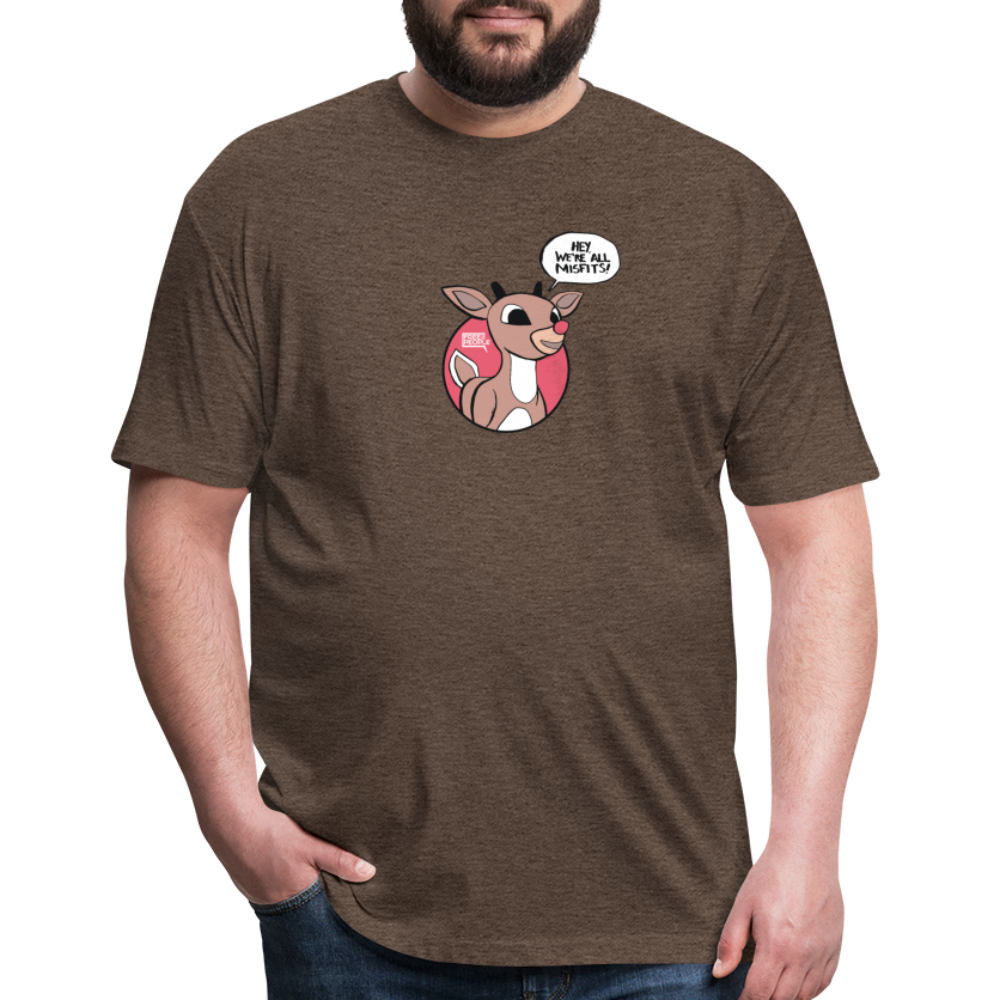 Rudolph Misfits | Men's Tee - heather espresso