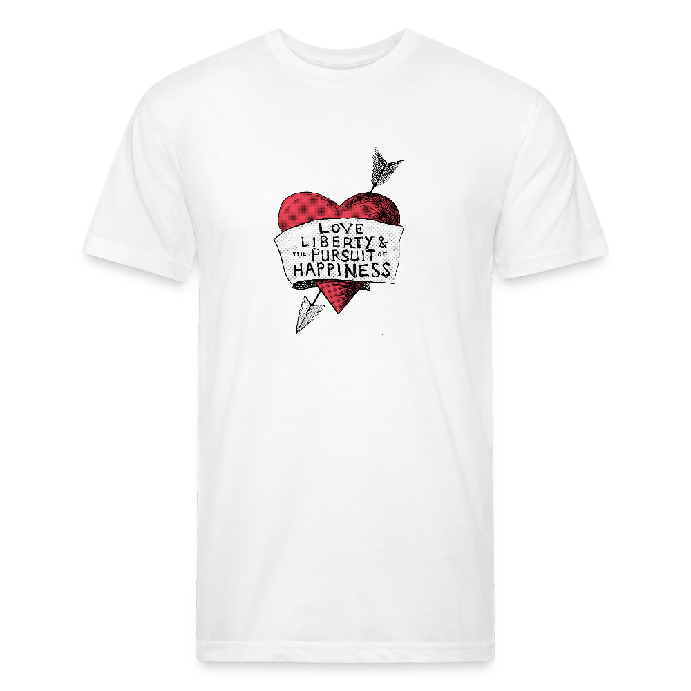 Love, Liberty | Men's Tee - white