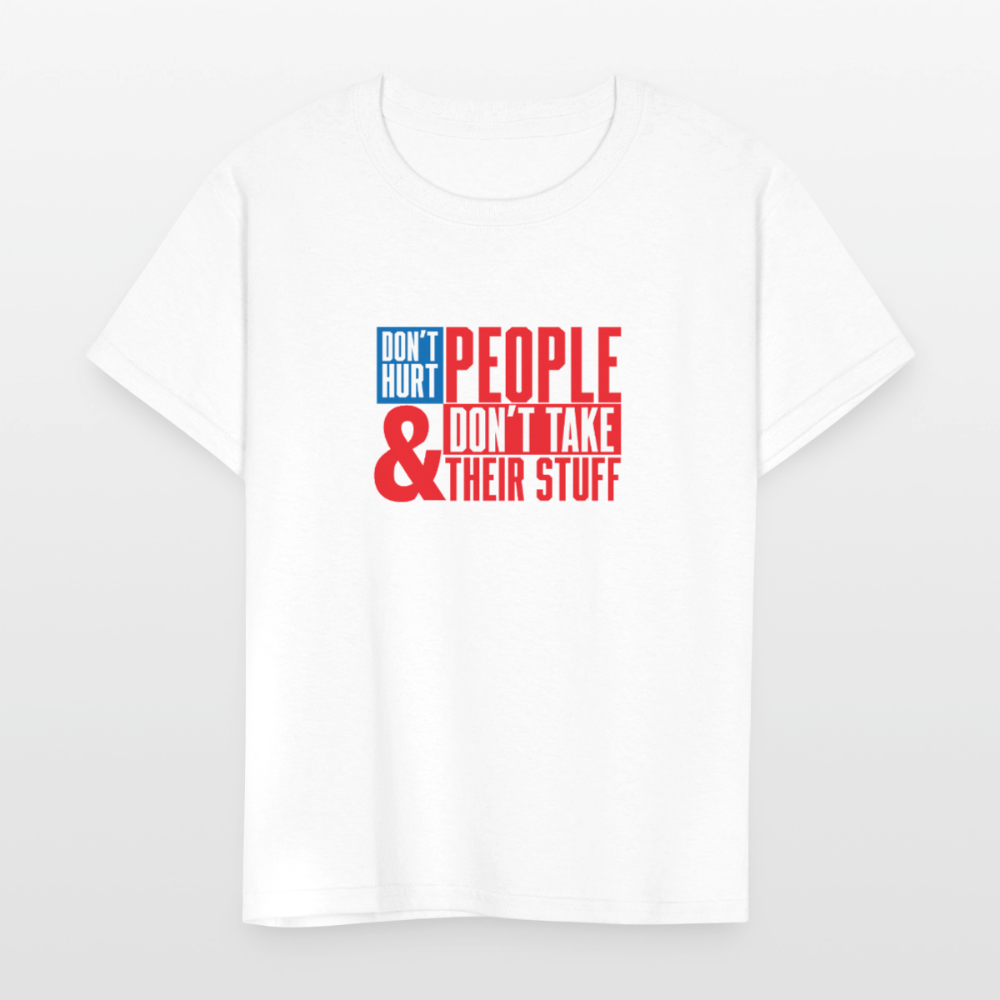 Don't Hurt People | America | Youth Tee - white