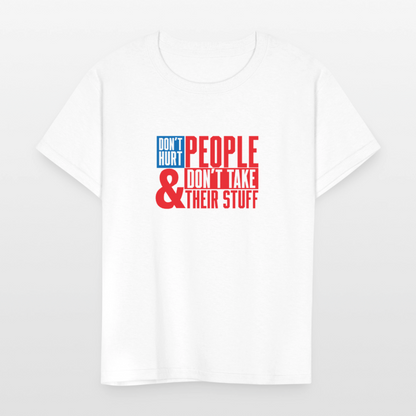 Don't Hurt People | America | Youth Tee - white