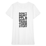 Don't Hurt People | Women's Tee - white