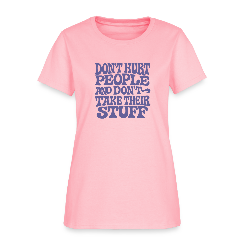 Don't Hurt People | Retro | Women's Tee - pink