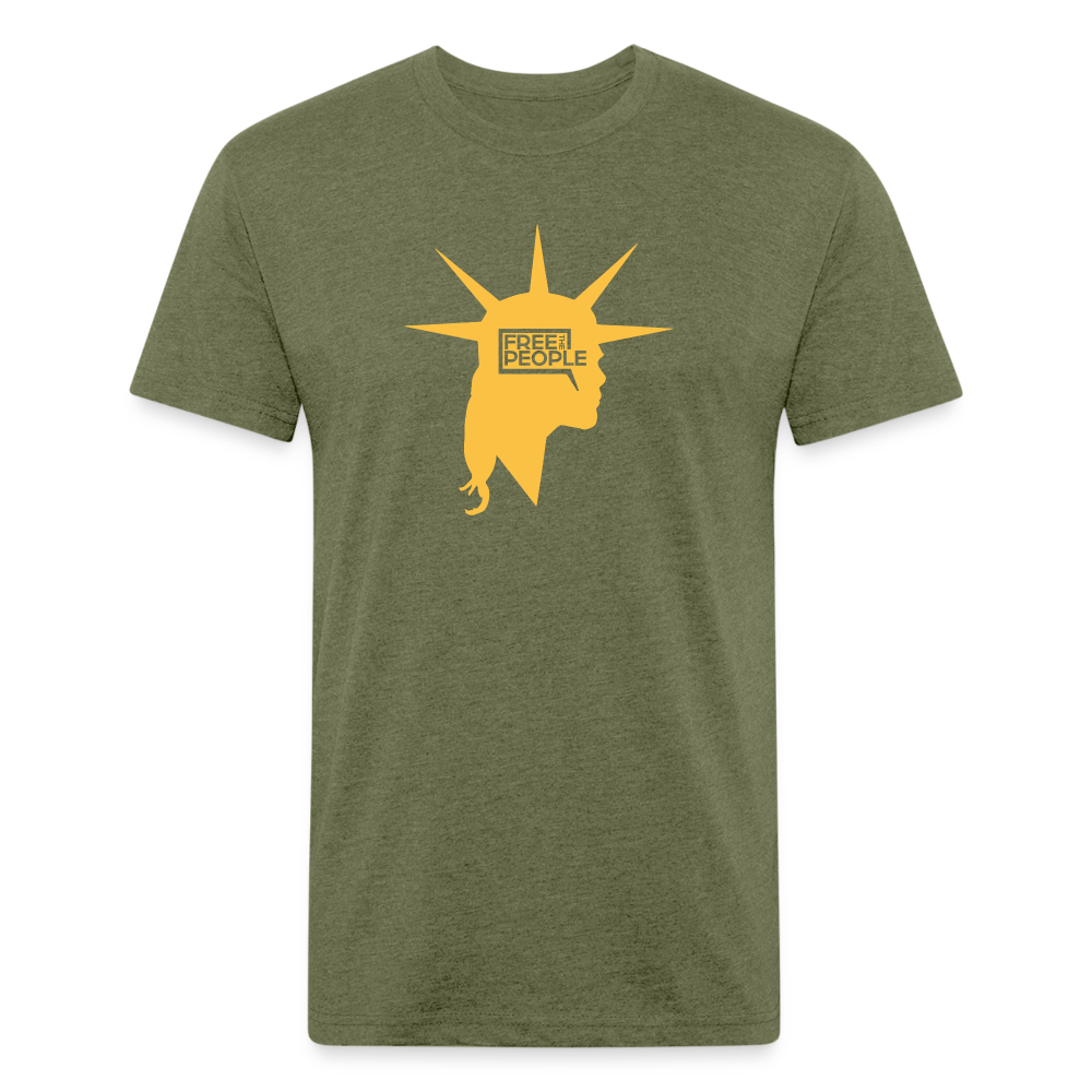 Liberty Head | Men's Tee - heather military green