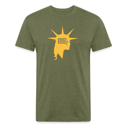 Liberty Head | Men's Tee - heather military green