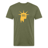 Liberty Head | Men's Tee - heather military green