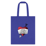 Love, Liberty | Tote Bag - royal blue