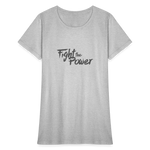 Fight the Power | Women's Tee - heather gray