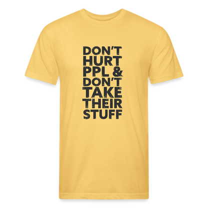 Don't Hurt People | Men's Tee - pastel yellow