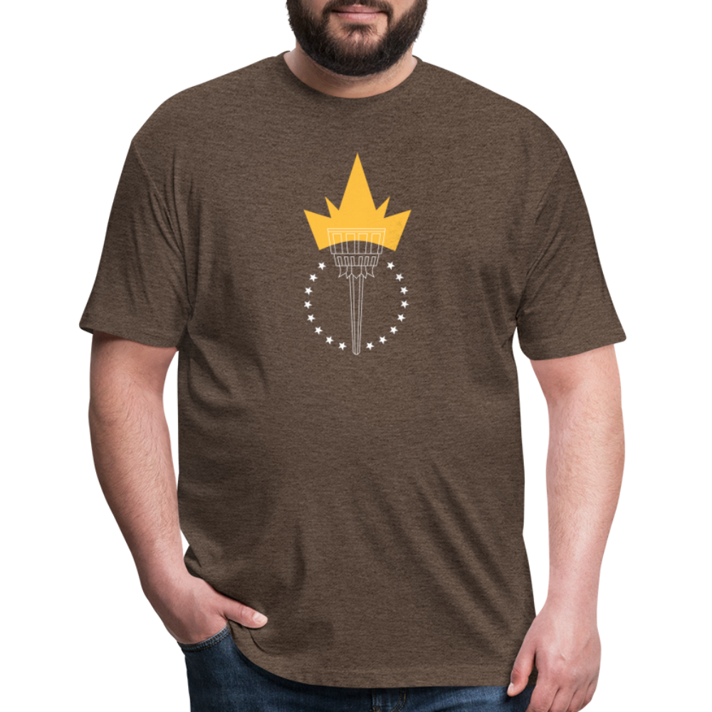 Freedom Torch | Men's Tee - heather espresso