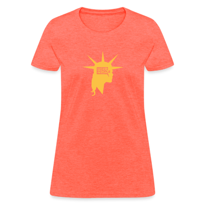 Liberty Head | Women's Tee - heather coral