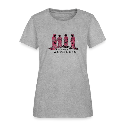 Cult of Wokeness | Women's Tee - heather gray