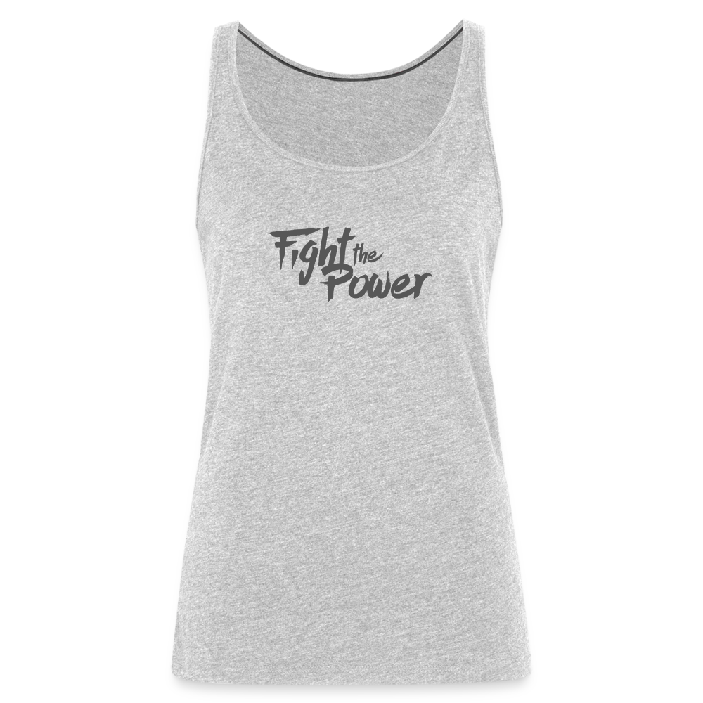 Fight the Power | Women's Tank - heather gray