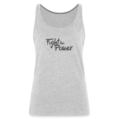 Fight the Power | Women's Tank - heather gray