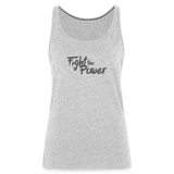 Fight the Power | Women's Tank - heather gray