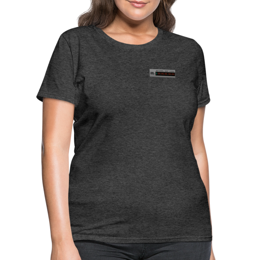 National Debt Clock | Women's Tee - heather black