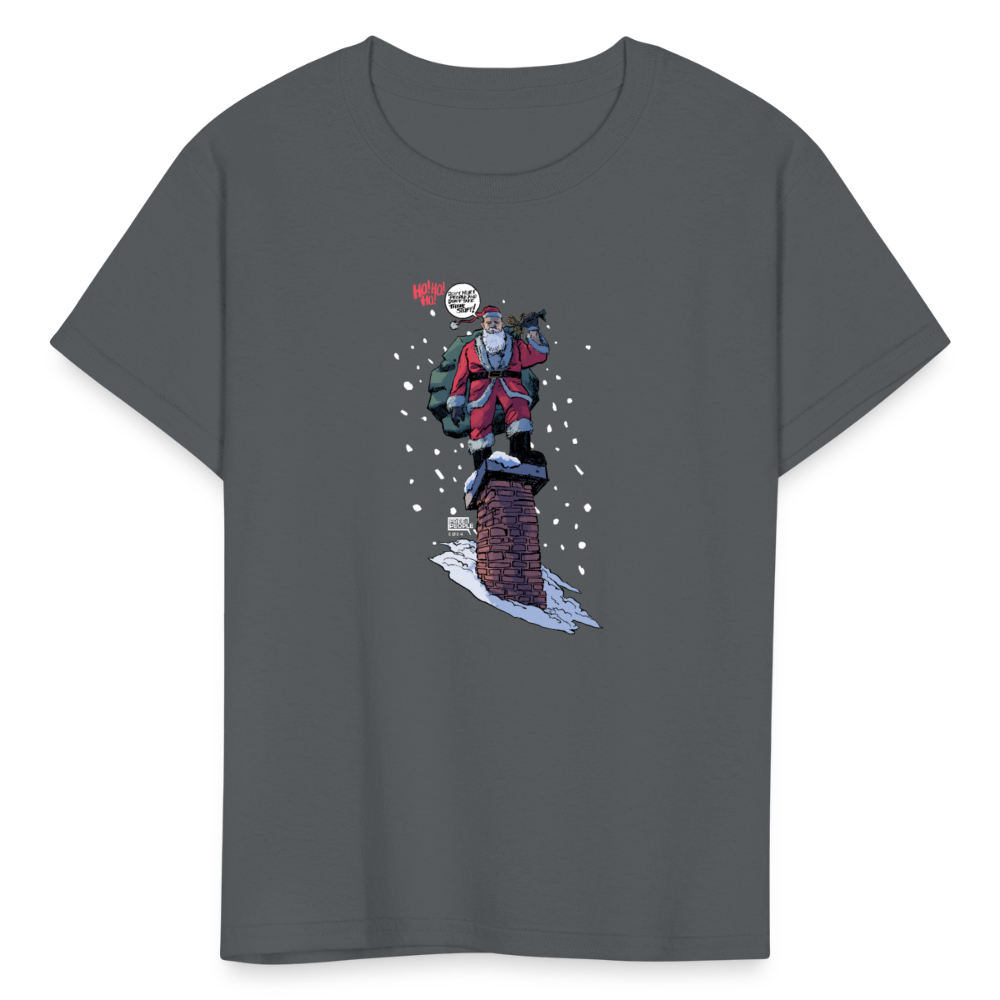 2024 Santa | Youth Tee - charcoal