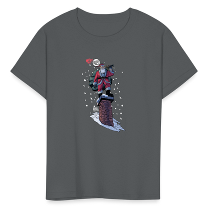 2024 Santa | Youth Tee - charcoal