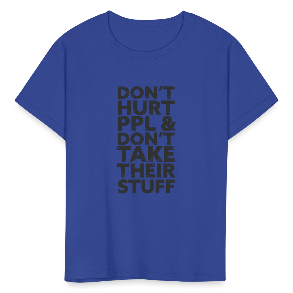 Don't Hurt People | Youth Tee - royal blue