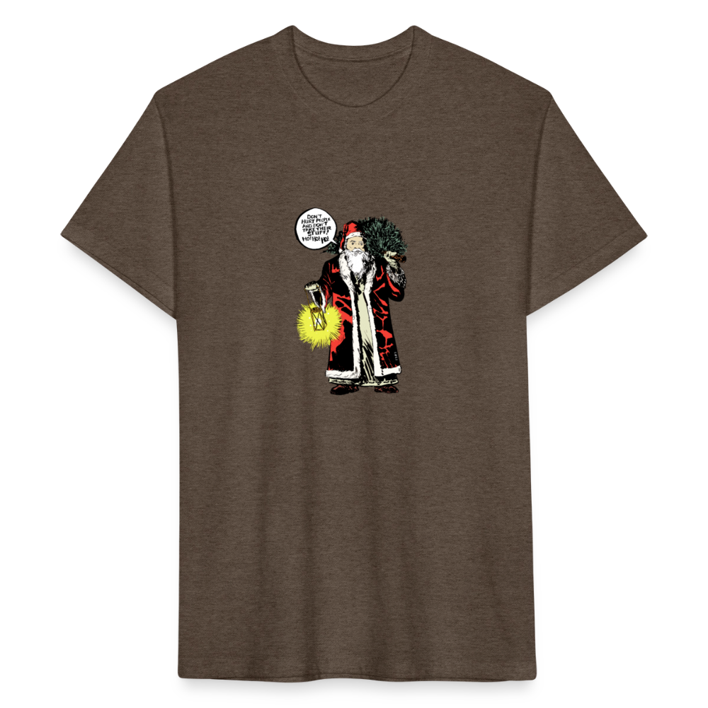 2021 Santa | Men's Tee - heather espresso