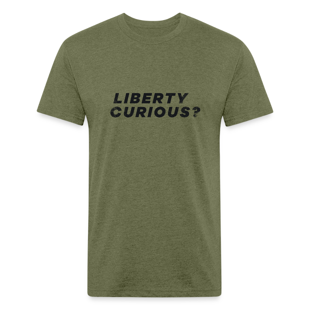 Liberty Curious? | Men's Tee - heather military green