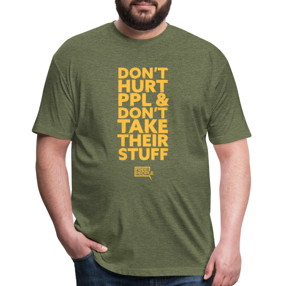 Don't Hurt People | Limited | Men's Tee - heather military green