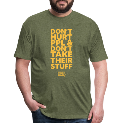 Don't Hurt People | Limited | Men's Tee - heather military green