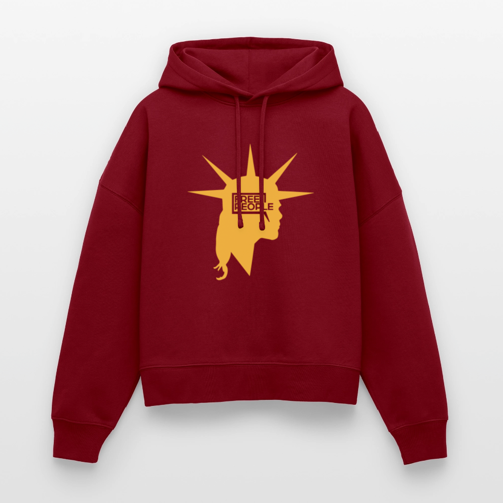 Liberty Head | Women's Hoodie - burgundy