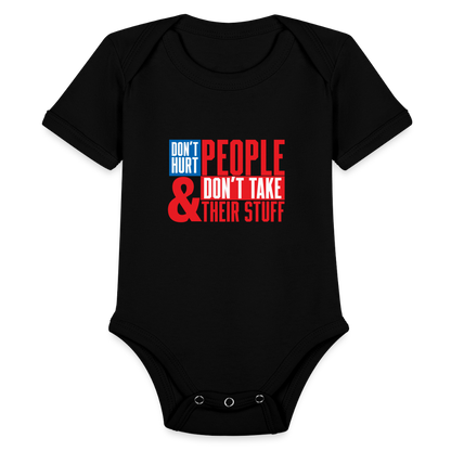 Don't Hurt People | America | Baby Onesie - black