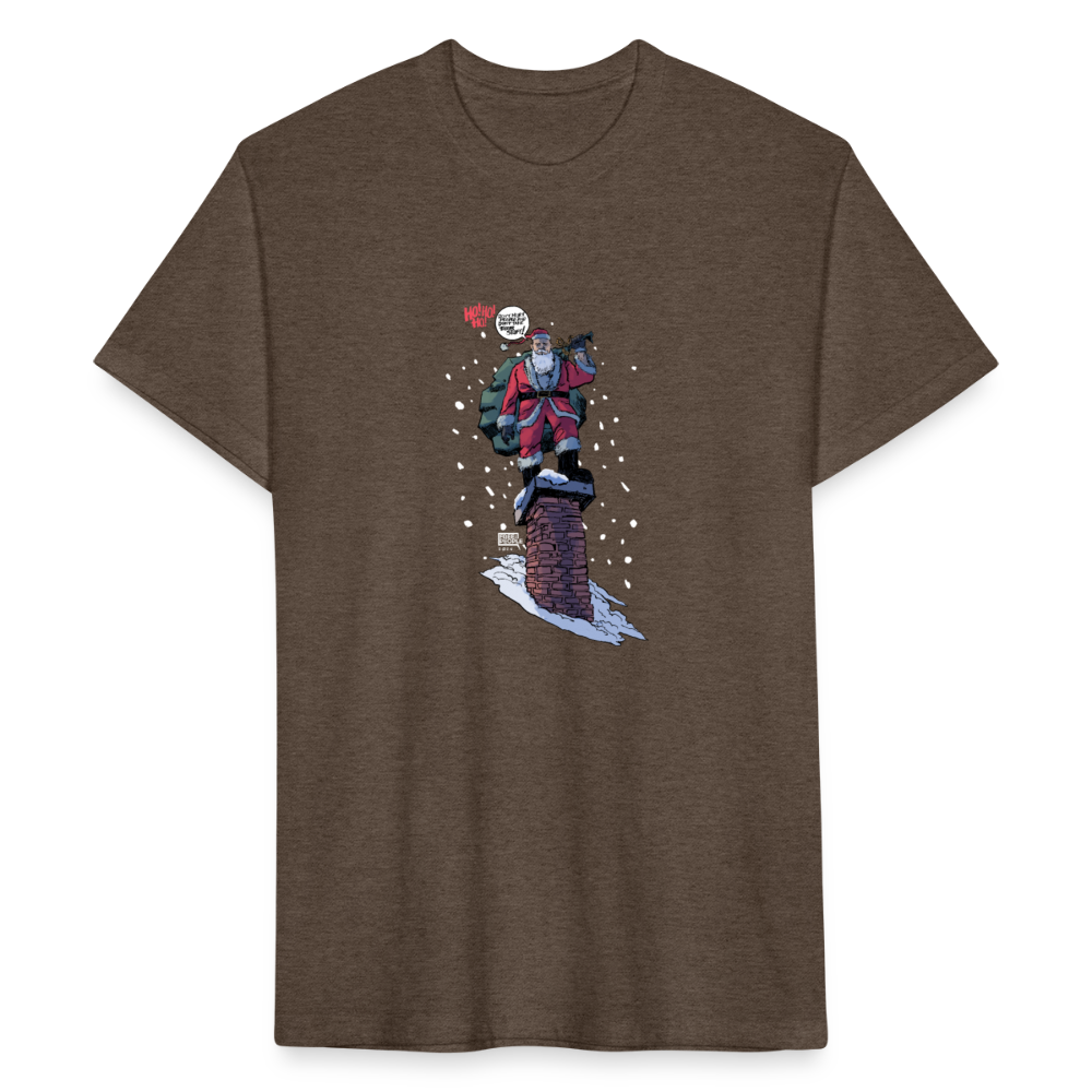 2024 Santa | Men's Tee - heather espresso