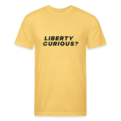 Liberty Curious? | Men's Tee - pastel yellow