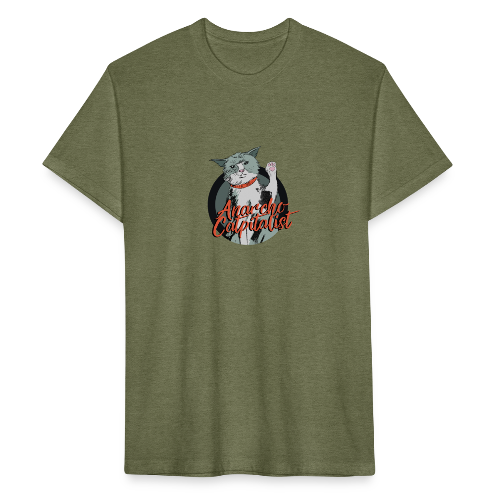 Anarcho-Catpitalist | Men's Tee - heather military green