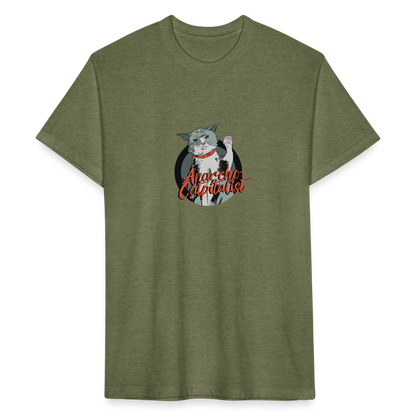 Anarcho-Catpitalist | Men's Tee - heather military green