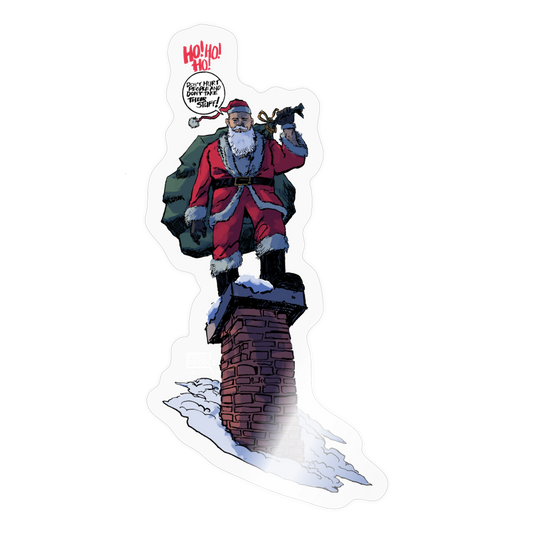 2024 Santa Sticker - transparent glossy