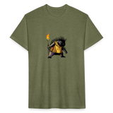 Free the Porcupine | Men's Tee - heather military green