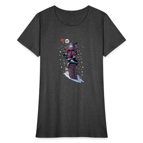 2024 Santa | Women's Tee - heather black