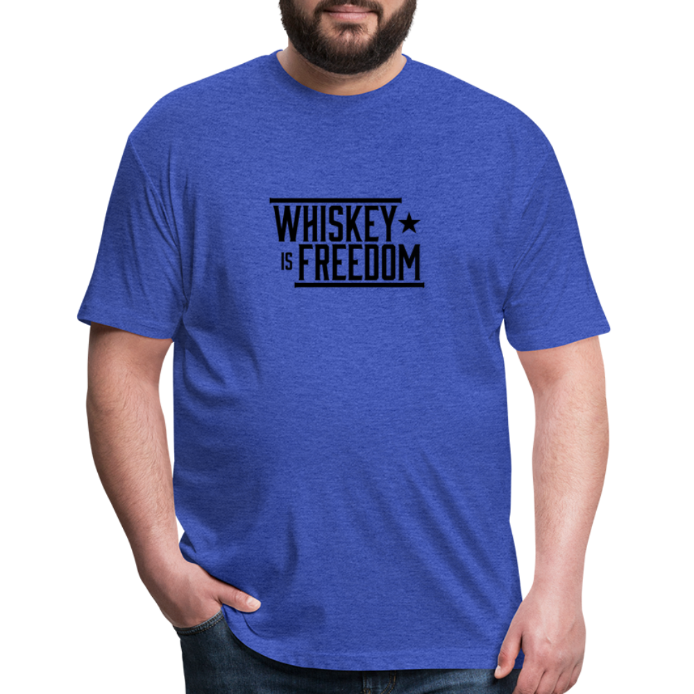 Whiskey is Freedom | Men's Tee - heather royal