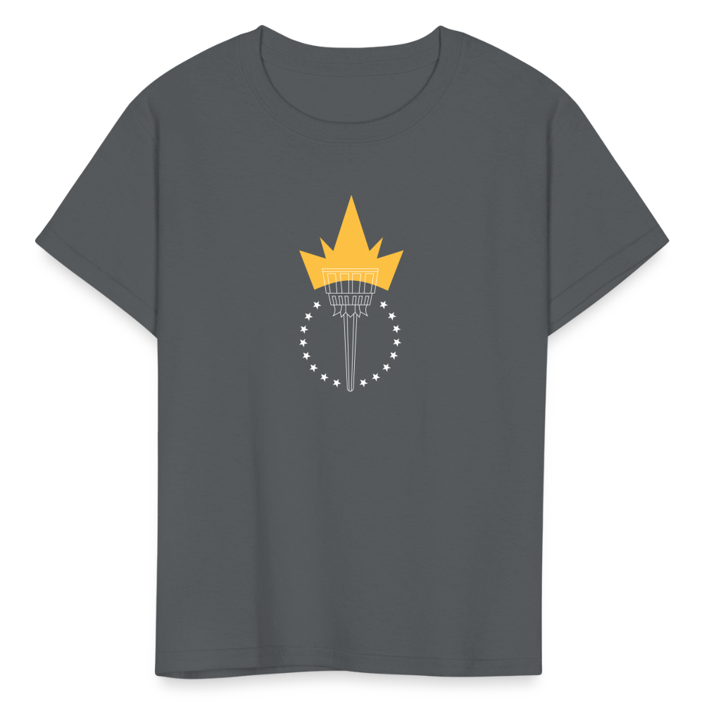 Freedom Torch | Youth Tee - charcoal