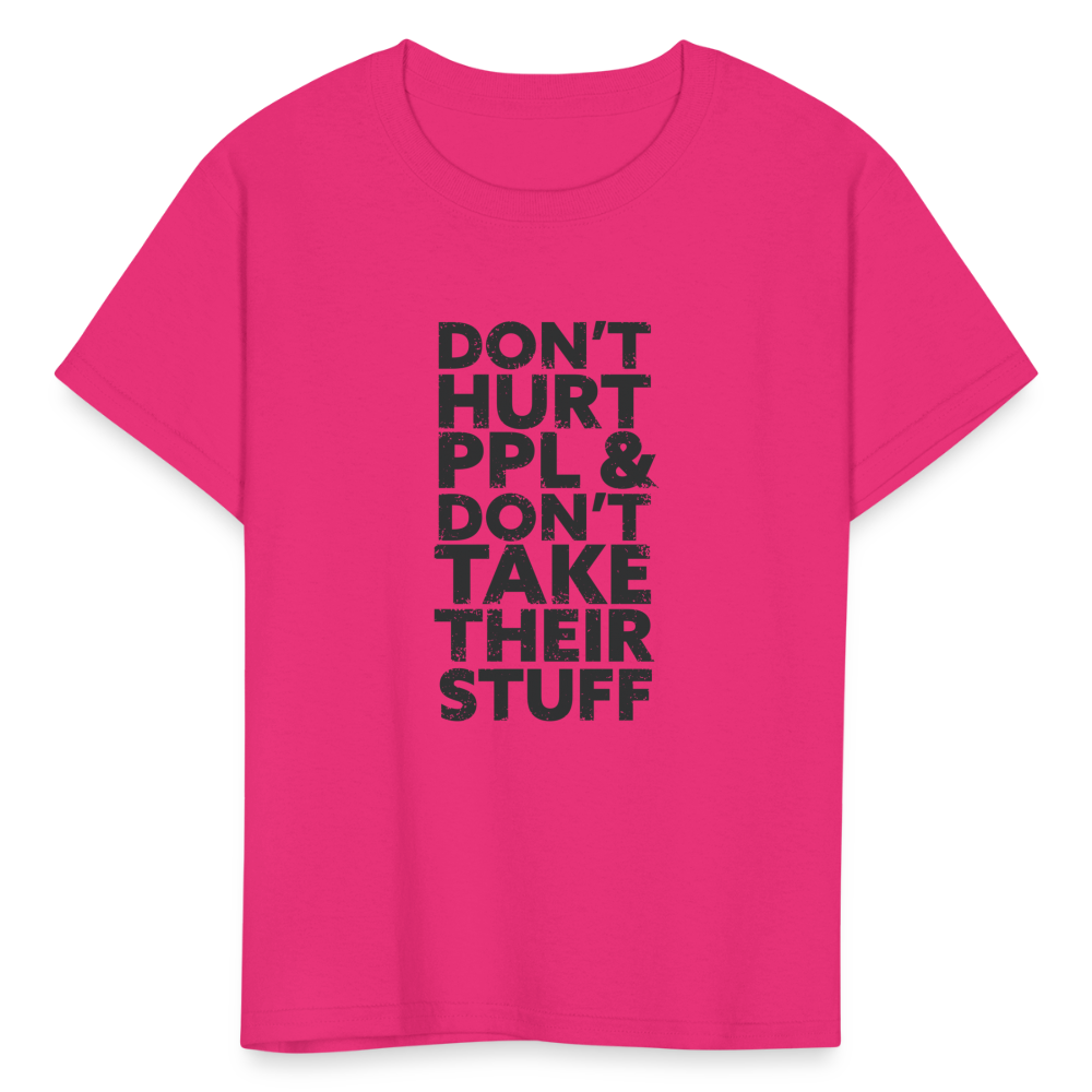 Don't Hurt People | Youth Tee - fuchsia