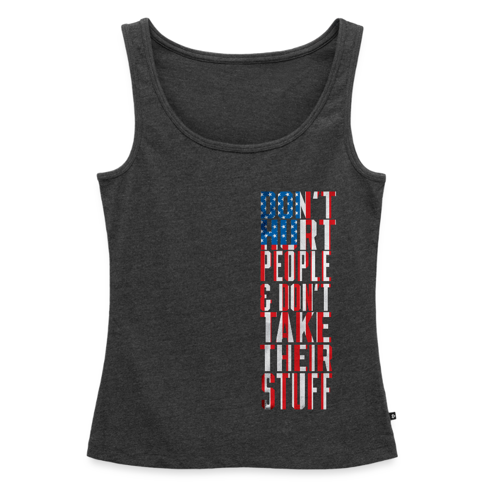 Don't Hurt People | Flag | Women's Tank - heather anthracite
