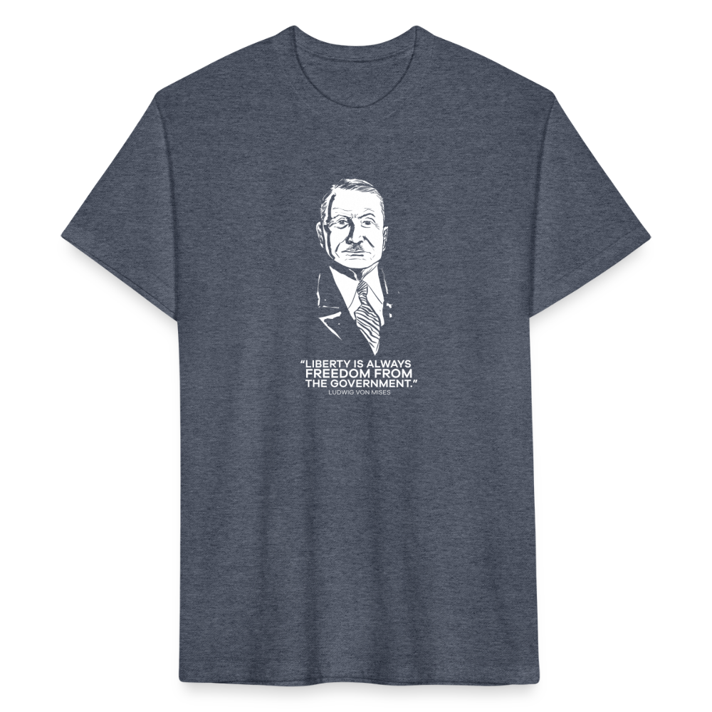 Ludwig von Mises Quote | Men's Tee - heather navy