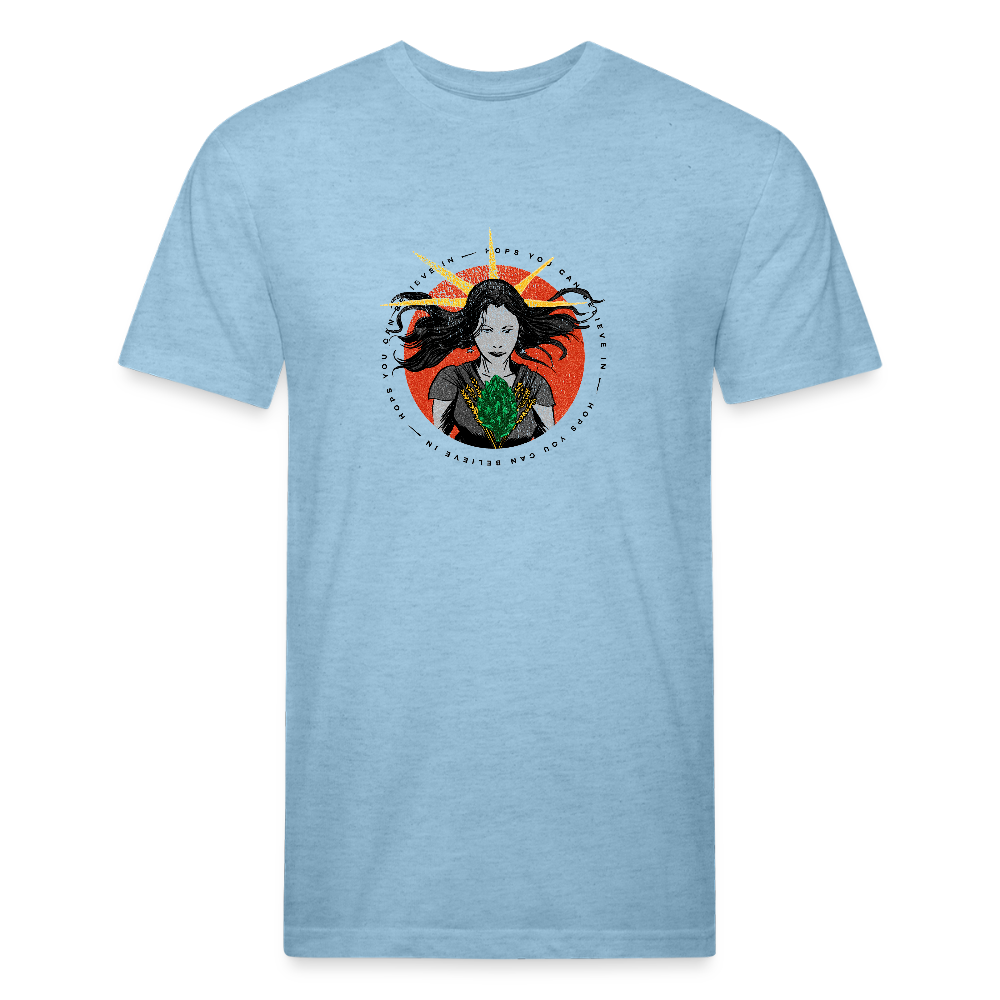 Hops You Can Believe In | Men's Tee - heather blue